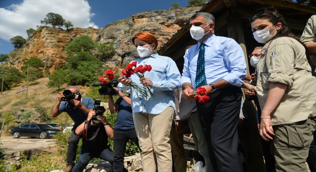 İYİ Parti Genel Başkanı Akşener, şehit öğretmen Necmettin Yılmaz anısına Munzur Çayı’na karanfil bıraktı