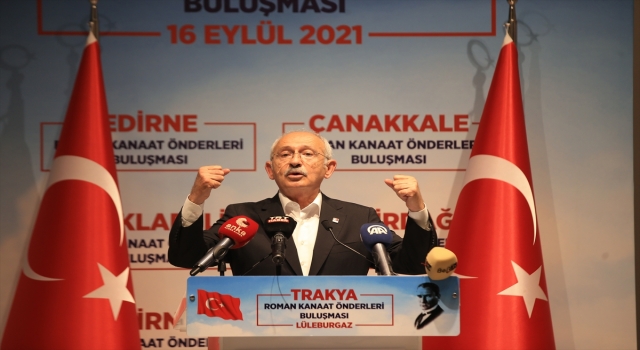 CHP Genel Başkanı Kılıçdaroğlu, ”Roman Kanaat Önderleri Buluşması”nda konuştu: