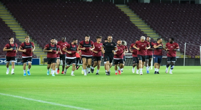 Hatayspor, Kayserispor maçının hazırlıklarını sürdürdü 