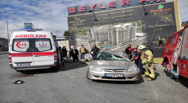 Esenyurt’taki trafik kazasında 1 kişi yaralandı