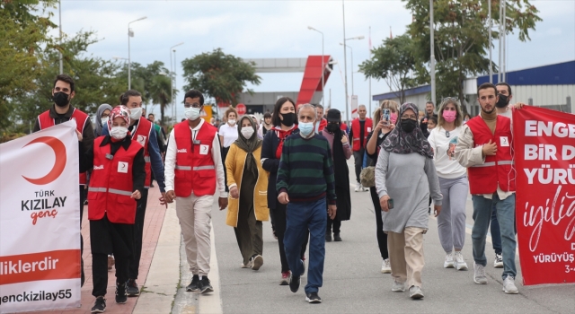 Türk Kızılay gönüllüleri obeziteye dikkati çekmek için yürüdü