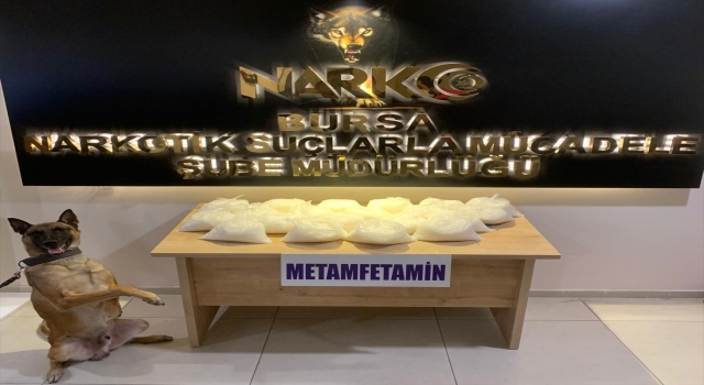 Bursa’da 20 kilogram metamfetamin ele geçirilen operasyonda bir kişi tutuklandı