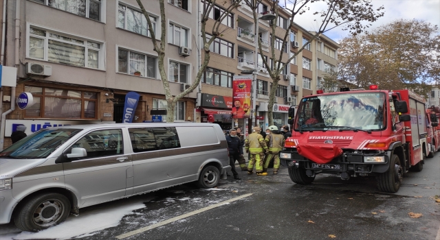 Sarıyer’de iş yerinde çıkan yangın söndürüldü