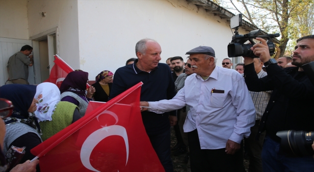 Memleket Partisi Genel Başkanı İnce’den, Cumhuriyet Bayramı’nı şiirle kutlayan kadınlara ziyaret