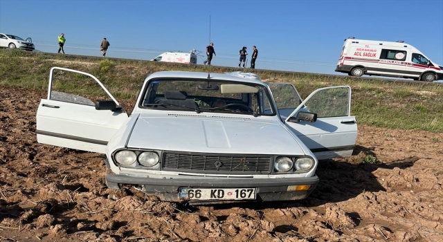 Yozgat’ta otomobilin devrilmesi sonucu 1 kişi öldü, 1 kişi yaralandı