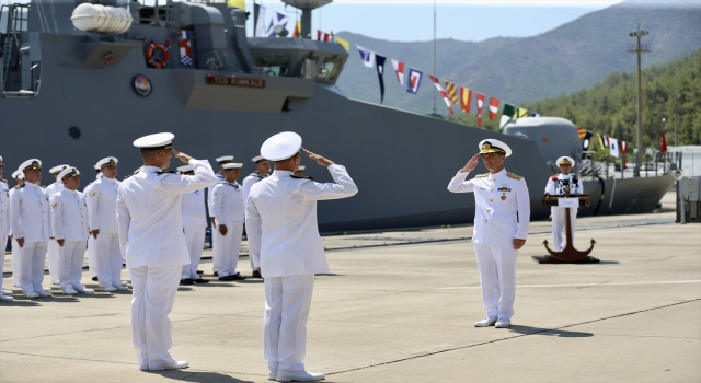 Katar’da konuşlanacak TCG Kuşadası ve TCG Kumkale gemileri için görevlendirilme töreni