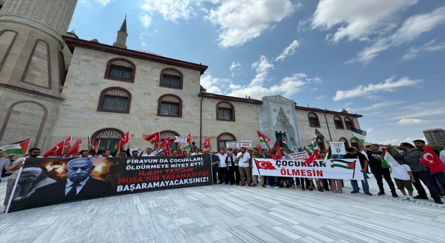 İç Anadolu’da, İsrail Başbakanı Netanyahu’nun ABD Kongresi’ndeki konuşması protesto edildi