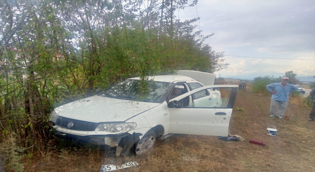 Samsun’da savrulan otomobilin camından fırlayan 13 yaşındaki çocuk öldü