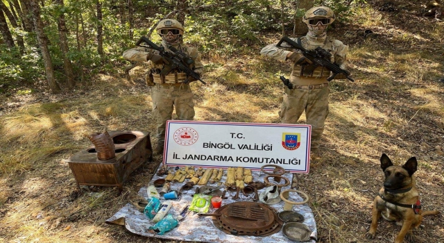 Bingöl’de terör örgütü PKK/KCK’ya ait sığınak bulundu