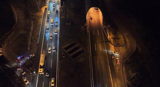 Bolu Dağı Tüneli İstanbul yönü 38 gün sonra ulaşıma açıldı