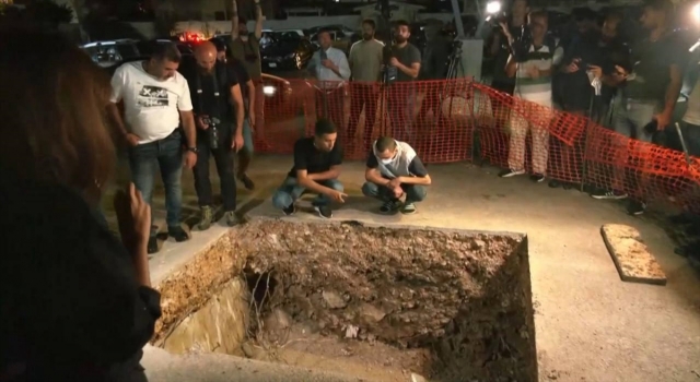 Lübnan askerleri Beyrut’ta hastane otoparkında şüpheli bir cihazı kontrollü bir şekilde patlattı