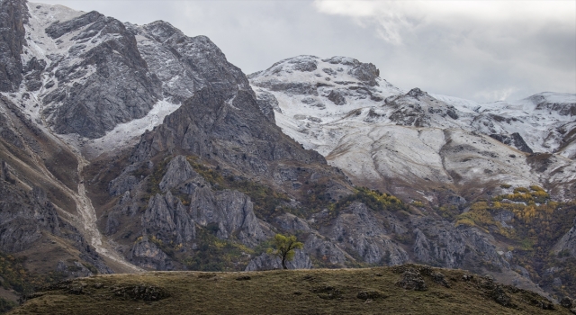 Tunceli’de 3 bin rakımlı zirvelere kar yağdı