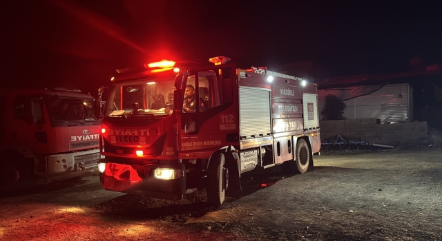 GÜNCELLEME Hatay’da çıkan orman yangını söndürülmeye çalışılıyor