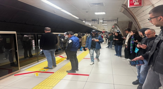 ÜsküdarSamandıra Metro Hattı’nda arıza nedeniyle yoğunluk yaşandı