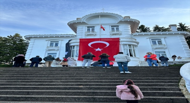 Trabzon’daki Atatürk Köşkü’nü binlerce kişi ziyaret etti