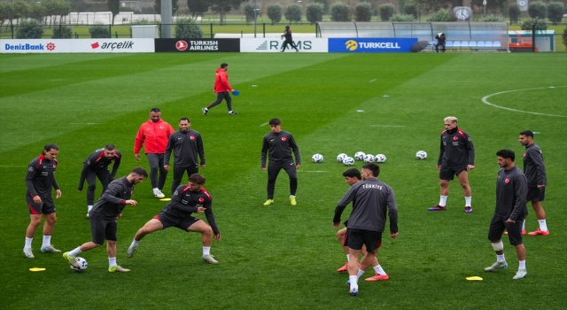 A Milli Futbol Takımı, Galler maçının İstanbul’daki hazırlıklarını tamamladı