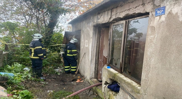 Zonguldak’ta evde çıkan yangında yaşlı adam hayatını kaybetti