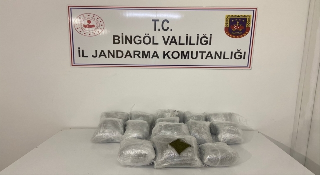 Bingöl’de 19 kilo 930 gram esrar ele geçirildi